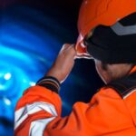 Worker in full PPE entering a confined space during HSE safety training in Saudi Arabia